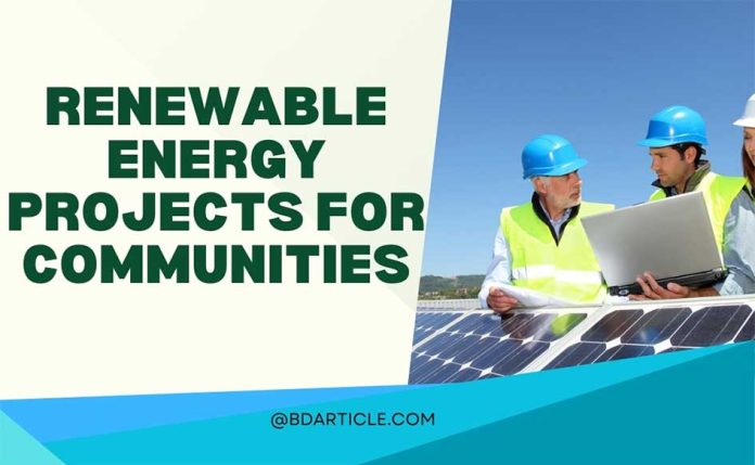 Renewable Energy Projects for Communities