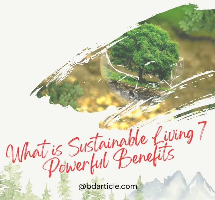 What is Sustainable Living 7 Powerful Benefits